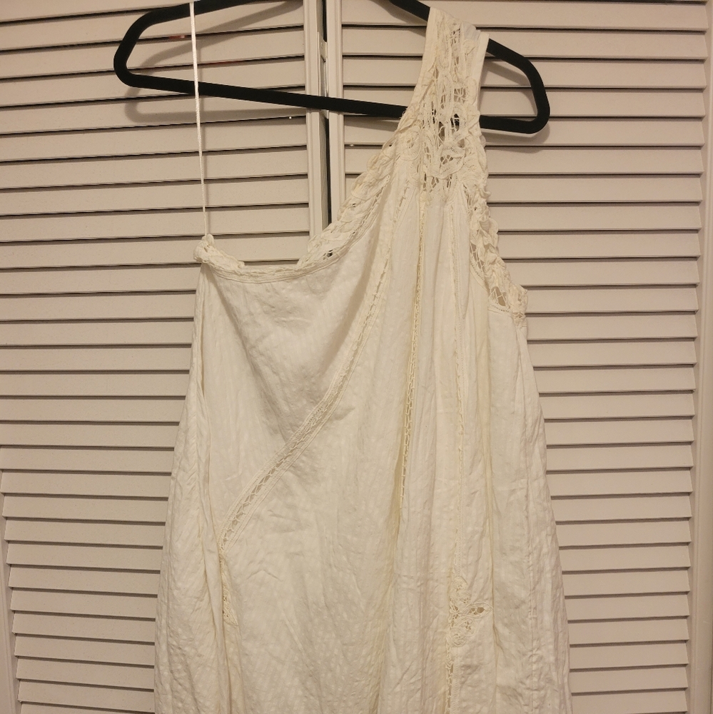 Free People Mini One Shoulder Goddess Dress